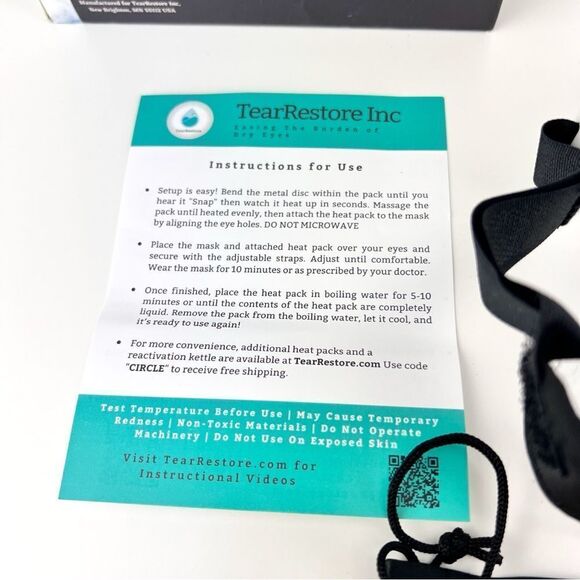TearRestore Open-Eye Thermal Mask - Picture 8 of 8